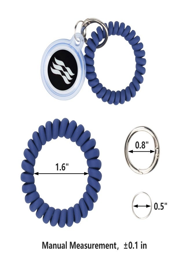 SWATOM Princess Cruise Medallion Holder Stretchable Wristband Wristlet Accessories 2PCS & Cruise Luggage Tags Holders 4PCS 2024 & 2025 Waterproof Clear Luggage for Suitcases with Steel Loops - Image 3