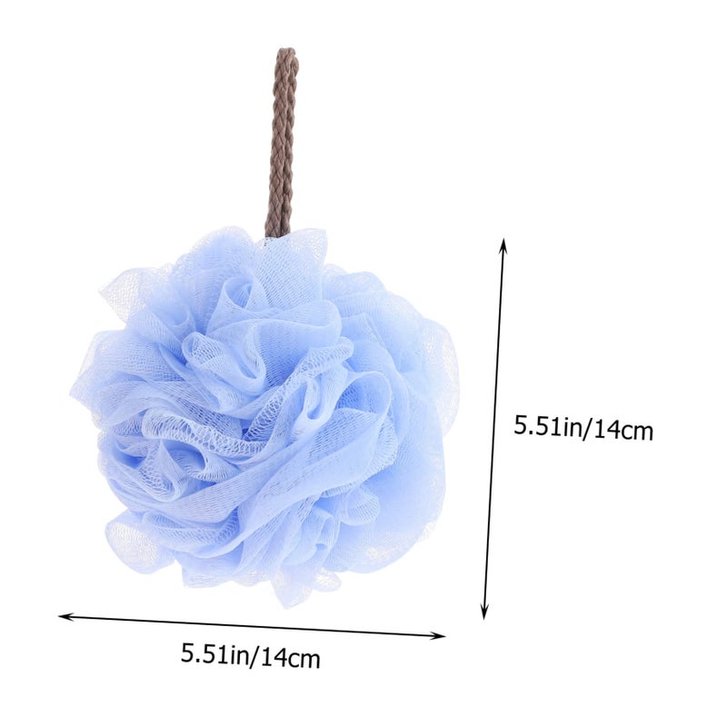 4Pcs Exfoliating Foaming Bath Ball Scrubbers Durable PE Material Shower Sponges - Image 3