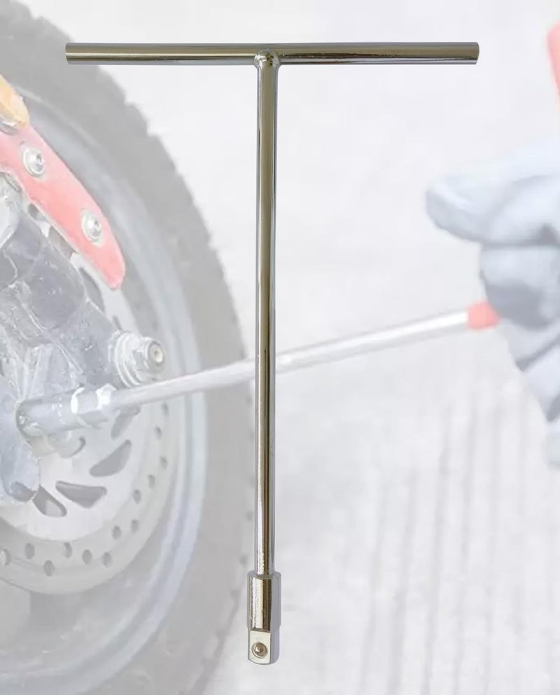 Inditrust طقم مفاتيح ربط على شكل حرف T مكون من 13 قطعة للسيارات مع مجموعة أدوات بمقاس 8-19 مم 1/2 (بدون غلاف) - Image 4