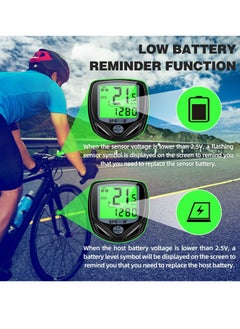 Excefore Bike Computer Wireless Cycle Odometer With LCD Display Cycling Computers Bicycle Computer Speedometer  - Image 5