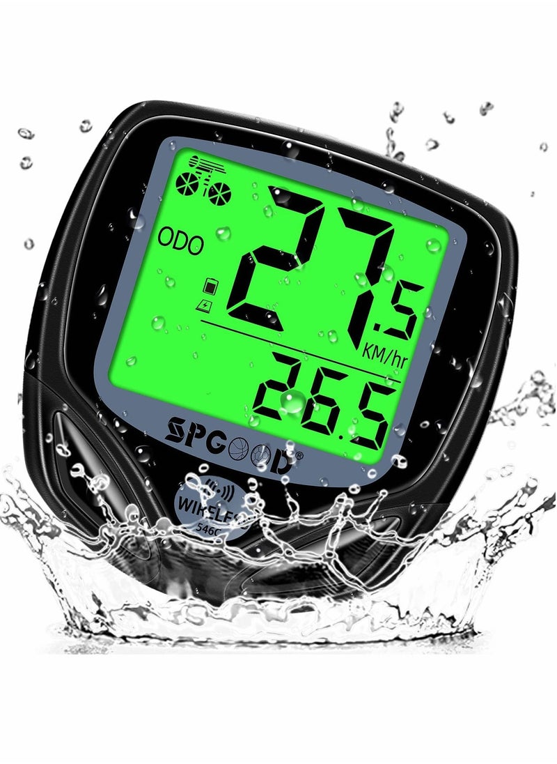 Excefore - Bike Computer Wireless Cycle Odometer With LCD Display Cycling Computers Bicycle Computer Speedometer - Image 1