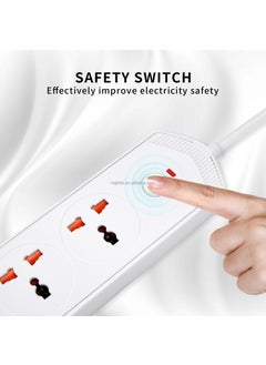 Qasul New Generation 10 Input 4+4 USB + 2 Type-C Multiple Socket 2m Cable Surge Protection Switched Extension Socket  - Image 4