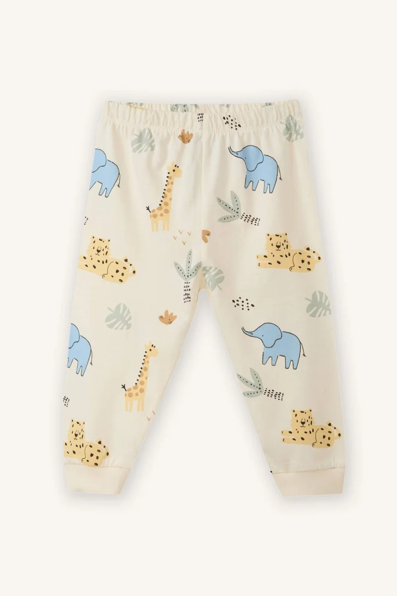 ديفاكتو Baby Boy Dinosaur Print 2 Piece Pyjamas Set