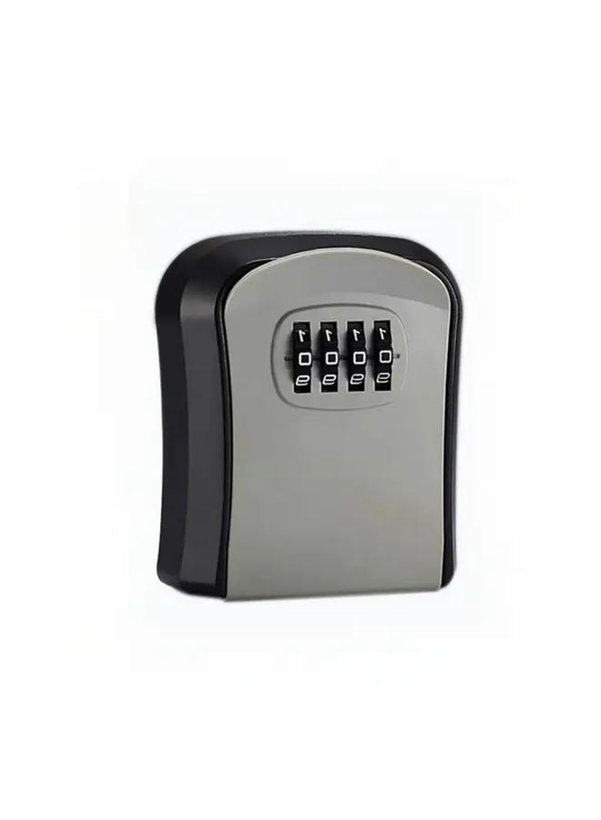 Grey High Intensity PVC Wall Mounted Combination Lockbox Key Safe - Image 1