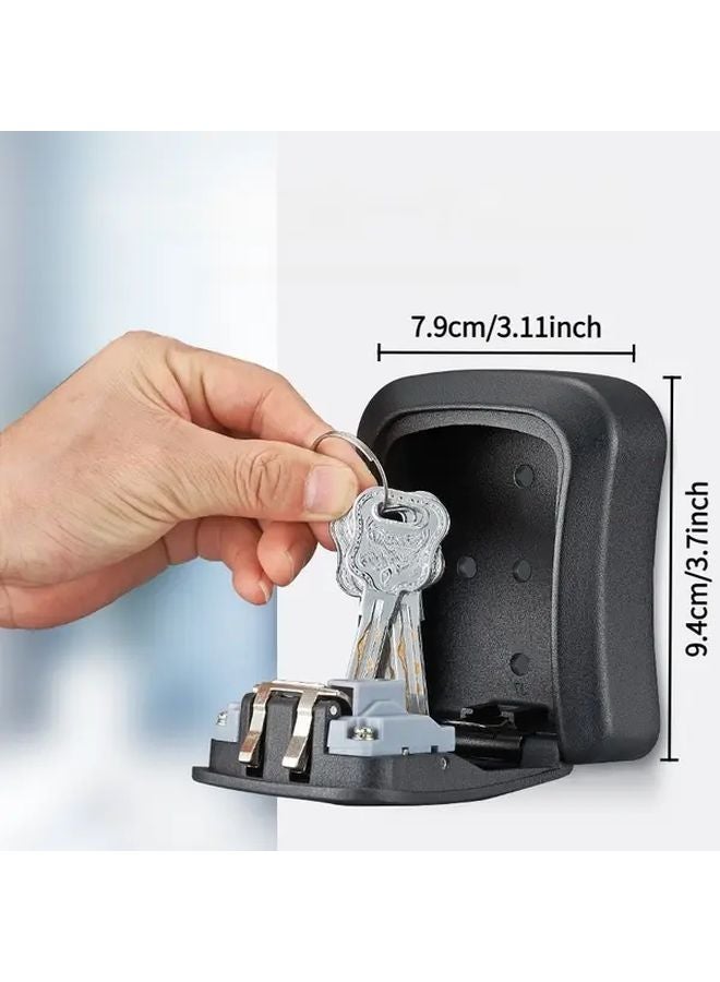 Grey High Intensity PVC Wall Mounted Combination Lockbox Key Safe - Image 5