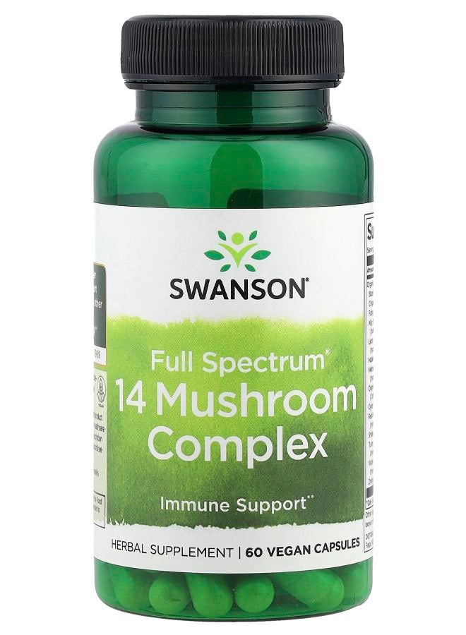 Full Spectrum® 14 Mushroom Complex  60 Vegan Capsules