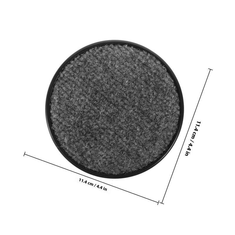 Non Slip Furniture Coasters 4pcs Plastic Chair Wheel Stoppers Floor Protectors - Image 3