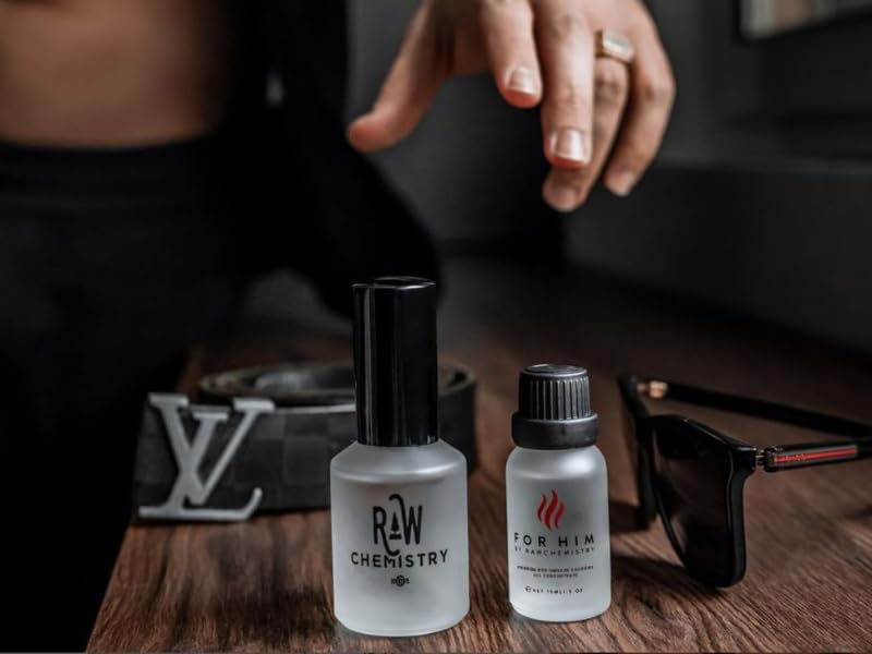 RawChemistry for Him Set - A Pheromone Infused Cologne Gift Set - Bold, Extra Strength Formula… - Image 3
