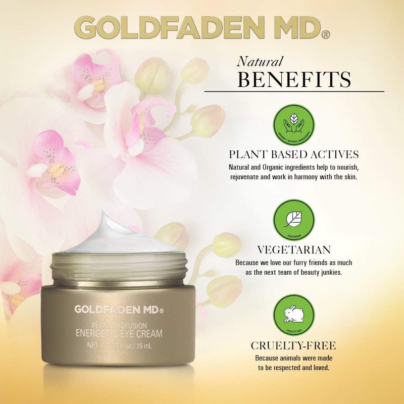 GOLDFADEN MD Plant Profusion Energetic Eye Cream, 0.5 Ounce - Image 4