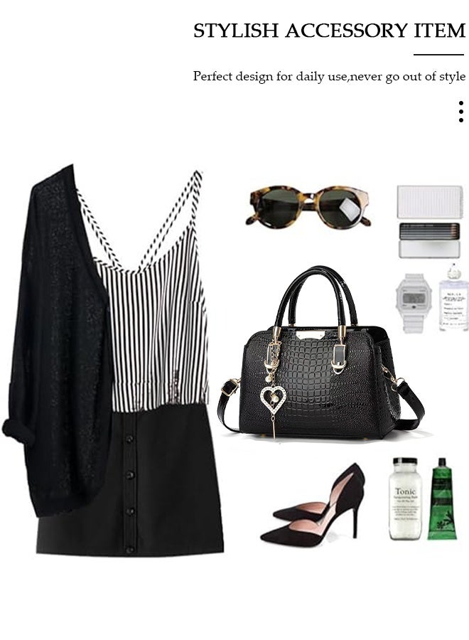 DUNISO Fashion Women Handbags Large Capacity Adjustable Handle Satchel Shoulder Bags Simple Ladies Shoulder Tote Bag Casual Crossbody Bag for Women - Image 5