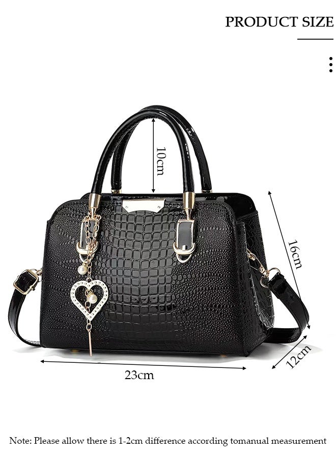 DUNISO Fashion Women Handbags Large Capacity Adjustable Handle Satchel Shoulder Bags Simple Ladies Shoulder Tote Bag Casual Crossbody Bag for Women - Image 2