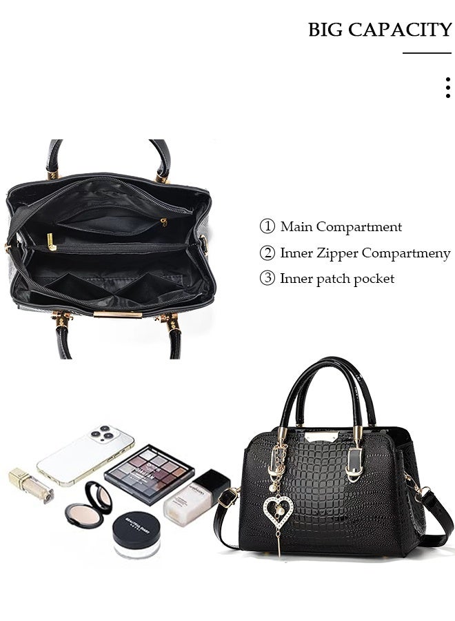 DUNISO Fashion Women Handbags Large Capacity Adjustable Handle Satchel Shoulder Bags Simple Ladies Shoulder Tote Bag Casual Crossbody Bag for Women - Image 3