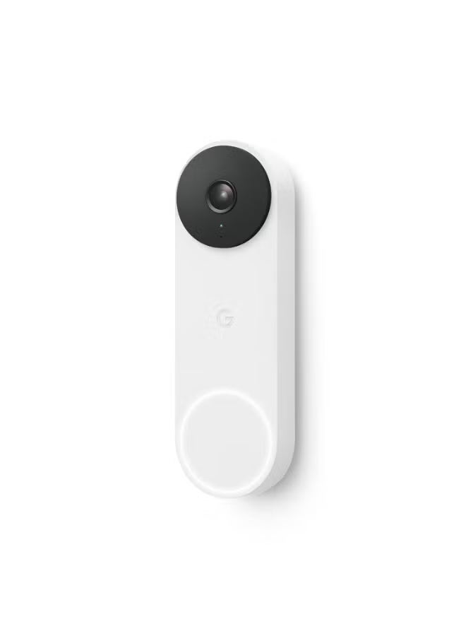 جوجل Google Nest Doorbell Wired (2nd Gen) Snow GA02767-US - Image 1