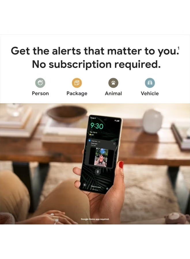 جوجل Google Nest Doorbell Wired (2nd Gen) Snow GA02767-US - Image 4