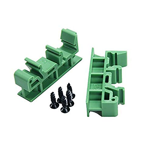 Comidox Set of 5 PCB Din C45 Rail Adapter Circuit Board Mounting Bracket Holder Carrier 35mm - Image 2
