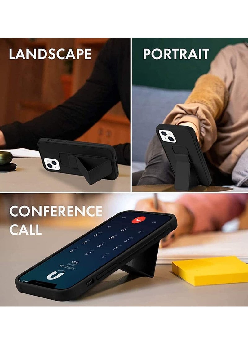 BORTONY iPhone 14 Case Finger Grip holder Phone Car Magnetic Multi function Shockproof Cover Compatible with Apple iPhone 14 6.1 inch  - Image 4