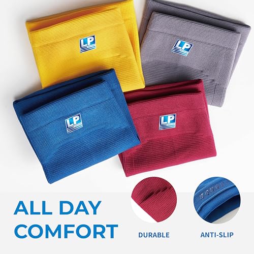 LP SUPPORT 667 Compression Sleeve Leg Full Length for Sports Cycling Running Basketball for Men Women Black L 1pcs - Image 5