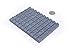 Morrison Games Plastic Hotels Grey Color Board Game Replacement Hotel Colored Miniature Town City Buildings Board Game Playing Pieces 50 Pieces - Image 2