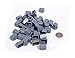 Morrison Games Plastic Hotels Grey Color Board Game Replacement Hotel Colored Miniature Town City Buildings Board Game Playing Pieces 50 Pieces - Image 4