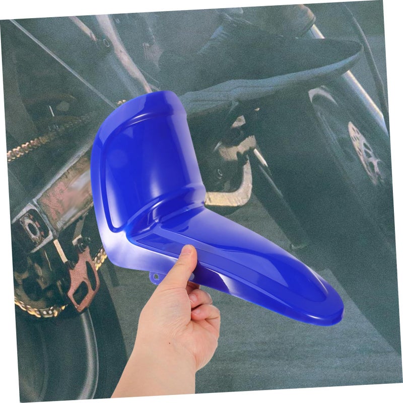 Heavy Duty Plastic Motorcycle Mud Guards Front Rear Splash Protectors Black - Image 4