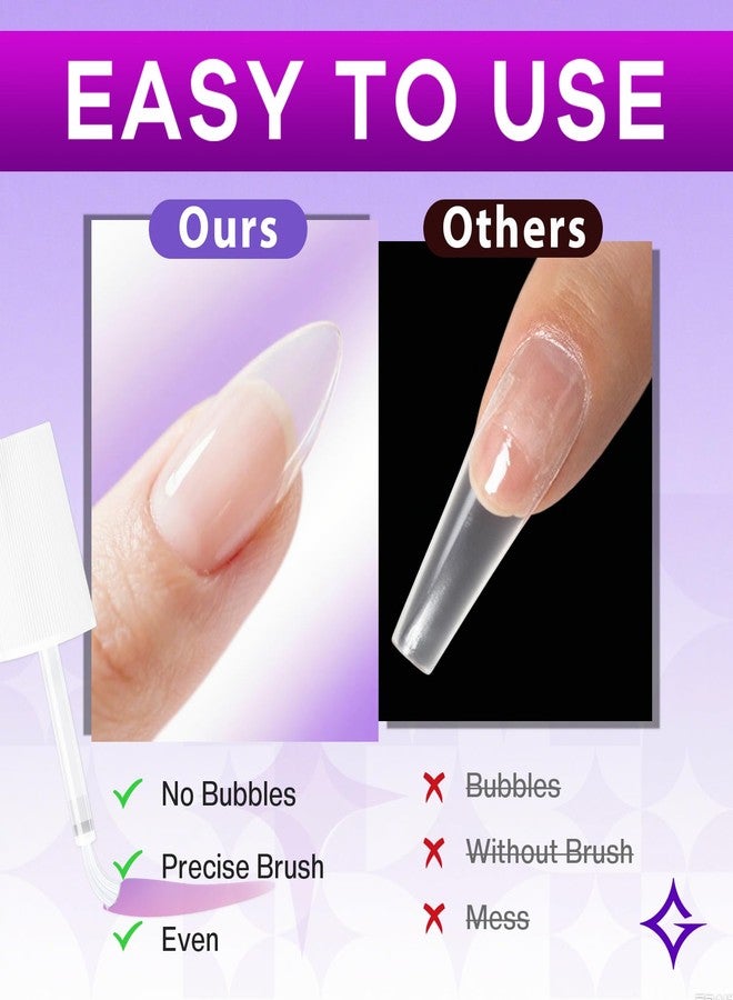 Glamonade Super Strong Nail Glue: Glue for Press Ons & Acrylic Nails & Fake Nail Tips - 10ml Professional Easy Long-Lasting Mess-Free Application Adhesive - Image 5