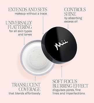 Mii Cosmetics Illusionist Translucent Powder Setting Loose Powder Mystique 00 - Image 4