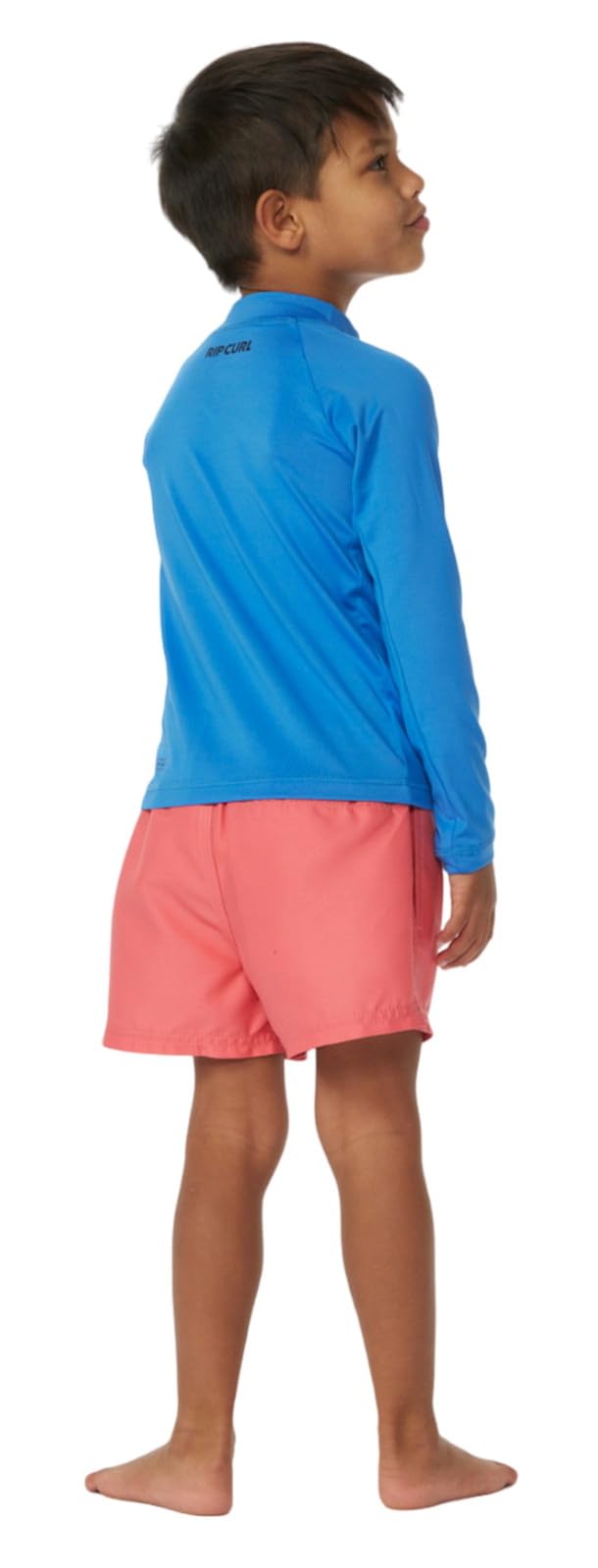 RIP CURL راشغارد بأكمام طويلة من ريب كيرل للأولاد، حماية من الشمس UPF 50، لون أزرق غامق مصغر - Image 3