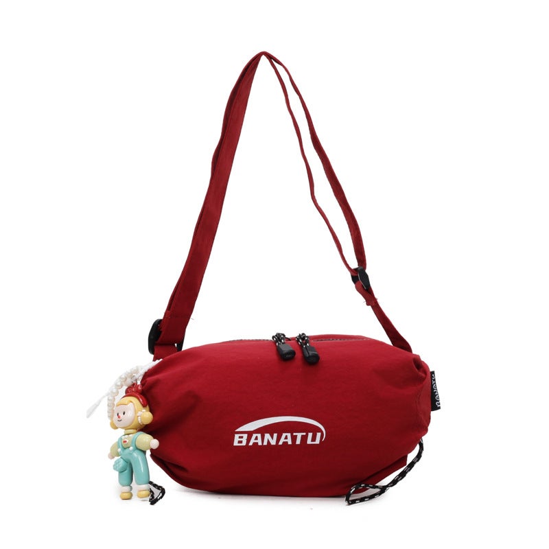 Fashion Letter Print Oxford Shoulder Bag - Image 5
