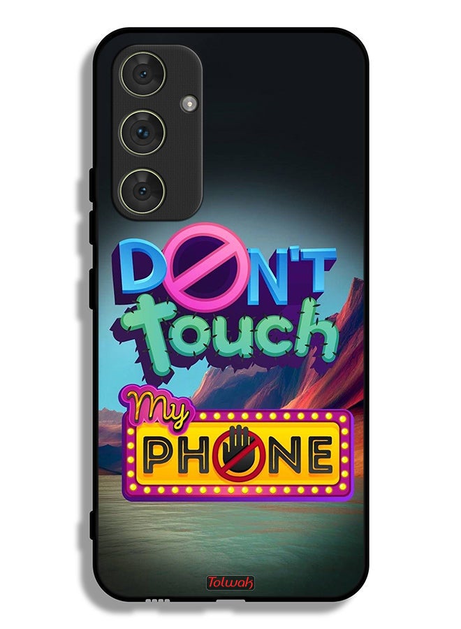 Tolwak Samsung Galaxy A54 5G Protective Case Cover Do Not Touch My Phone - Image 1