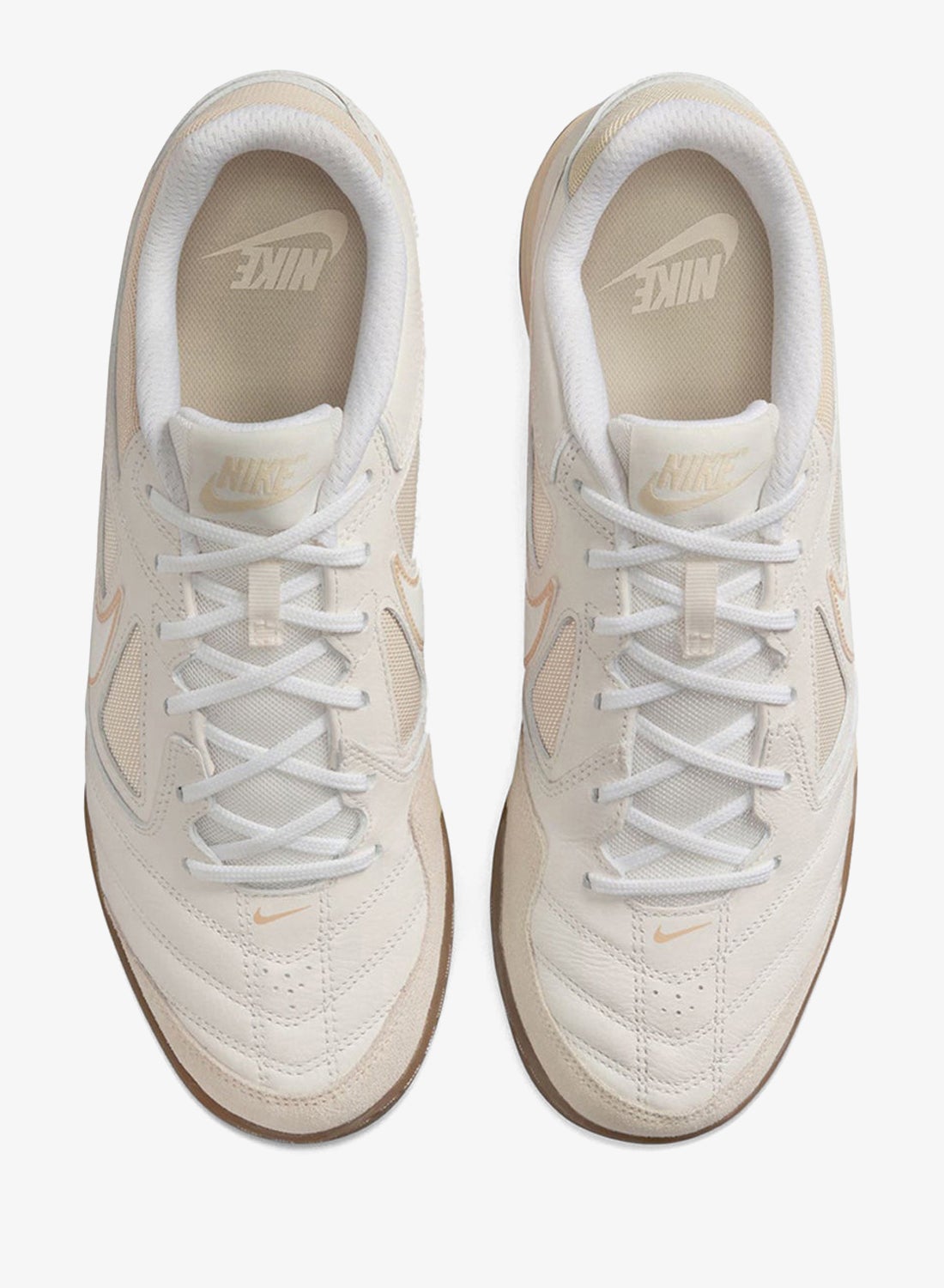 nike gato white gold