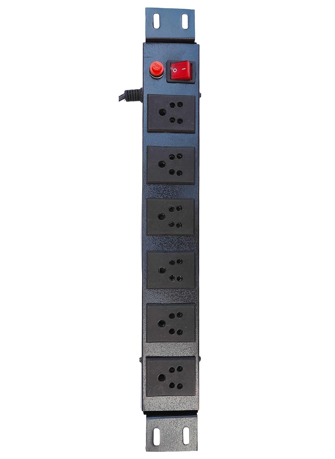 Generic KN GROUP INDIA Extension Cord Black Extension Cord Universal Surge Protector Multiplug Commercial and Household Purpose Fuse Protector 6 Socket in 1 Switch Surge Protectors Ups with Power Cord 125 mtr Black Pack of 1  - Image 2