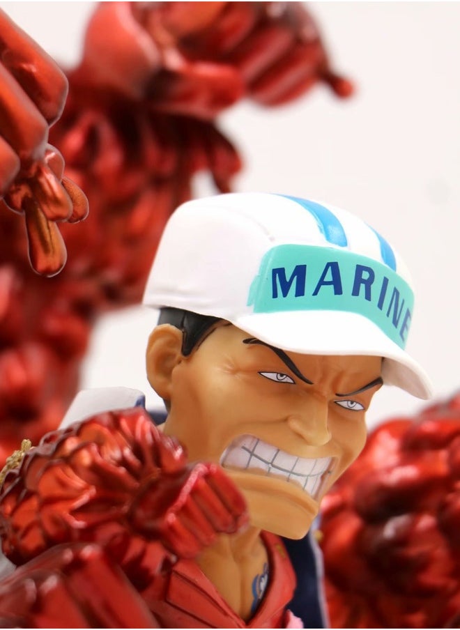 One Piece One Piece Sakazuki Action Figure Decorative Resin Sculpture Home Decor Statue, Art Figurine Home Ornament Decoration for Office, Living Room, Bedroom, Book Shelf, TV Cabinet, Desktop  - Image 4
