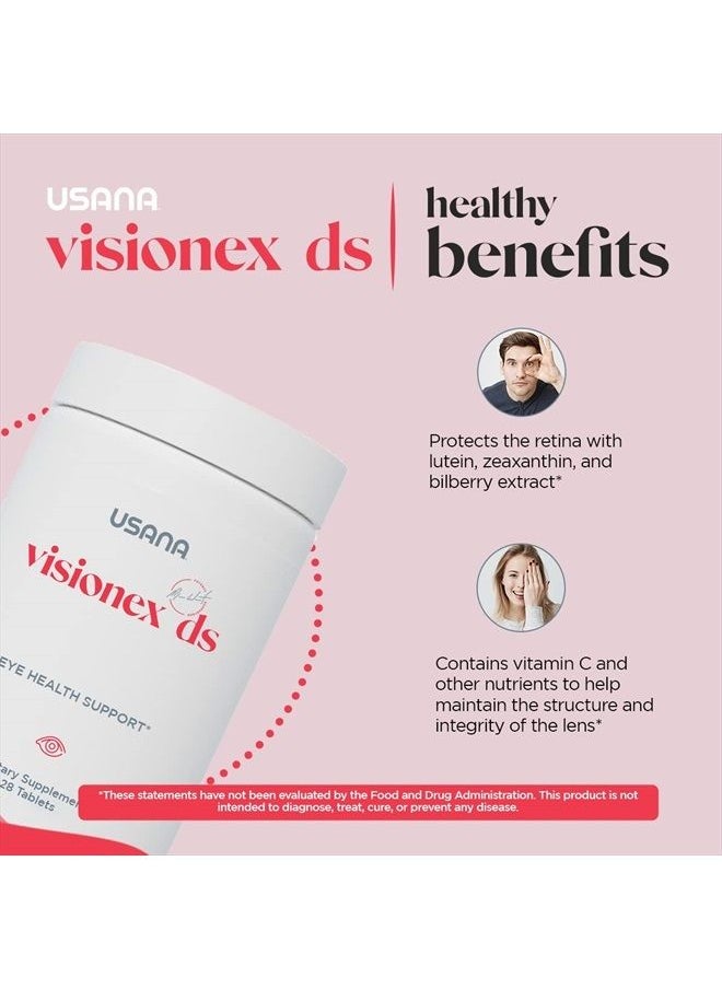 USANA - Visionex DS with Lutein Zeaxanthin for Advanced Eye Health And Vision Support* - 28 Tablets - 28 Day Supply - Image 1