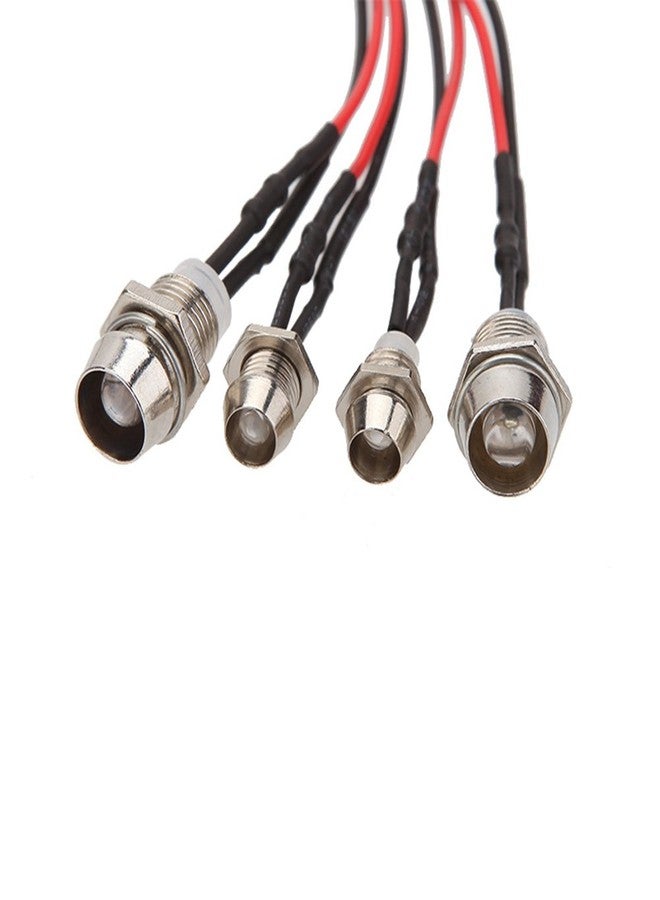 طقم إضاءة LED لسيارات التحكم عن بعد من لافينا، يتضمن 4 مصابيح LED: مصباحان أماميان أبيضان ومصباحان خلفيان أحمران، مناسب لسيارات التحكم عن بعد من طراز D3 وSCX10 وD90 وTRX4 بمقياس 1/10 و1/8، والشاحنات، والدبابات، والشاحنات العملاقة. - Image 4
