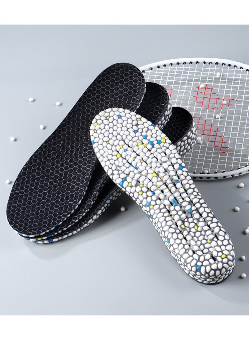 Increase Insole Arch Support Elastic Shock Absorbing Sports Shoe Insoles, Heel Lift Inserts Elevator Insoles for Men & Women, 2.5cm - Image 3