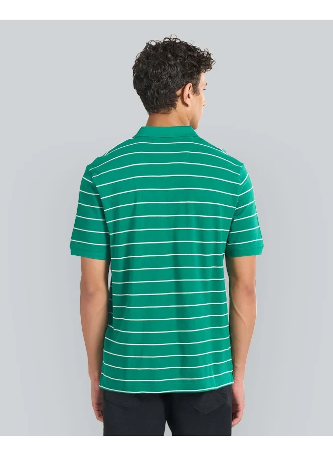غانت Gant Striped Short Sleeve Polo For Men (Red & White)