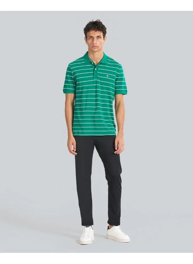 GANT  Gant Striped Short Sleeve Polo For Men (Red & White) for Men | Best Price UAE