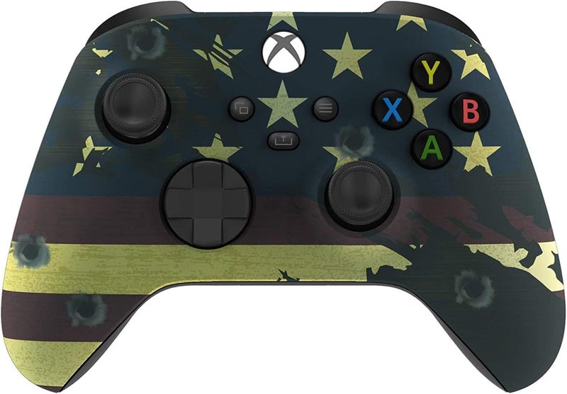 Custom Controllerzz Wireless Controller for Microsoft Xbox Series XS Xbox One Custom Soft Touch Feel Custom Xbox Series XS Controller XS US Flag