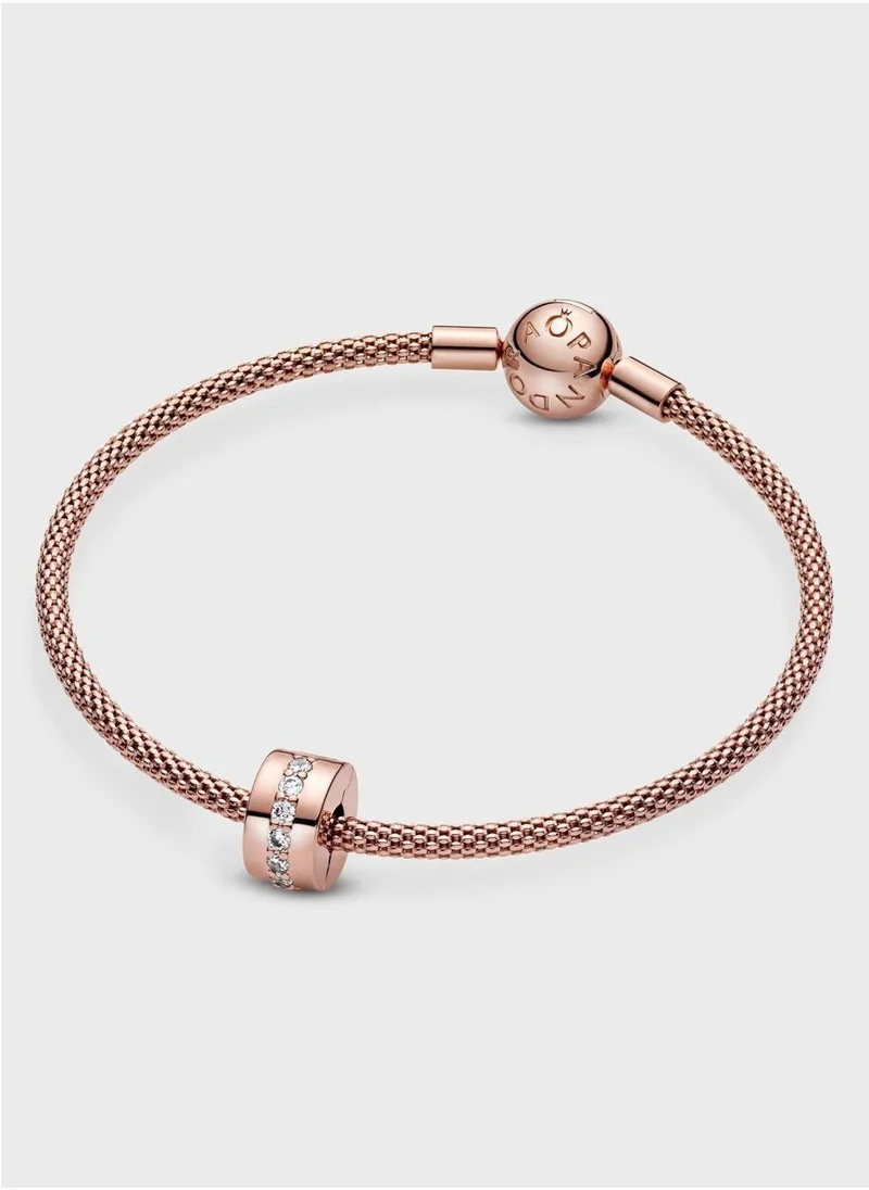 PANDORA Sparkling Row Spacer Charm