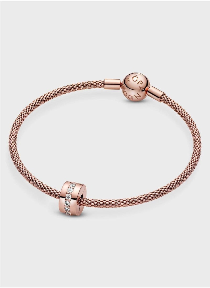 باندورا حلية مدورة بأحجار لامعة - Image 5