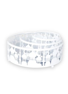 FIESTA 3 Piece Round Shaped Eid Ramadan Serving Tray White  - Image 2