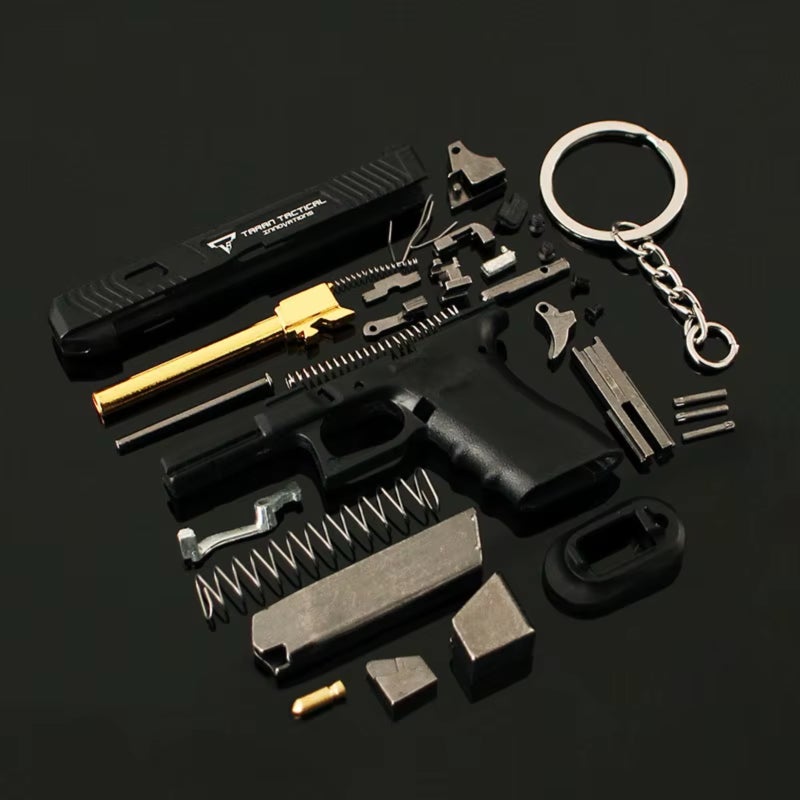Removable semi-alloy nylon TTI G34 Combat Master Glock  figurine, boys' metal model - Image 4