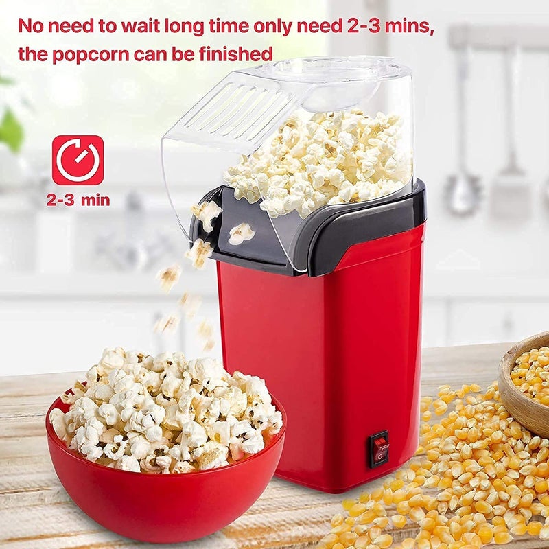 FAGVA Home Made Popcorn Machine, Oil-Free Mini Hot Sweet Popcorn Machine Electric Home Use Popcorn Making Instant Watch Movies, Cricket (1Pcs, Multicolor) - Image 3