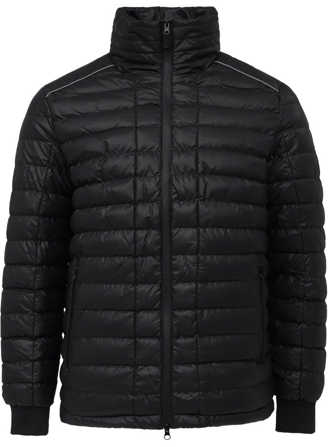 CEDRO جاكيت مبطن أسود للرجال - Image 1