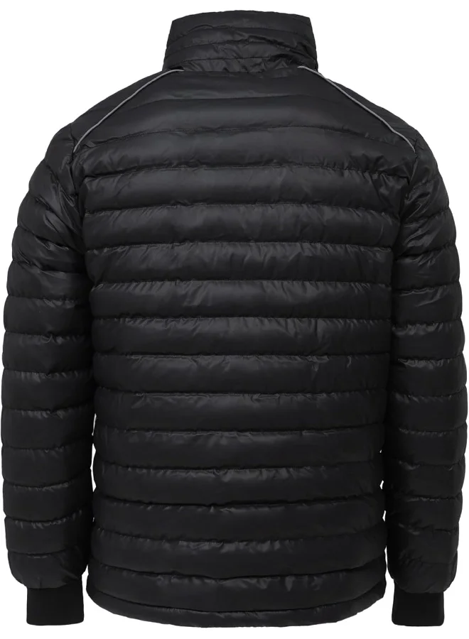 سيدرو Black Puffer Jacket for Men