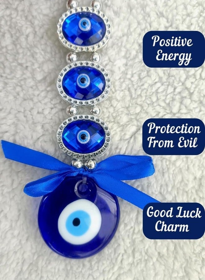VRB DecTM 1 Pcs Turkish OM Evil Eye Hanging for Home Entrance Door,Wall,Car Pendant Dashboard Ornament Good Luck and Prosperity Diwali Decoartion Gift Items | Lucky OM Nazar Battu (Design 3) - Image 3