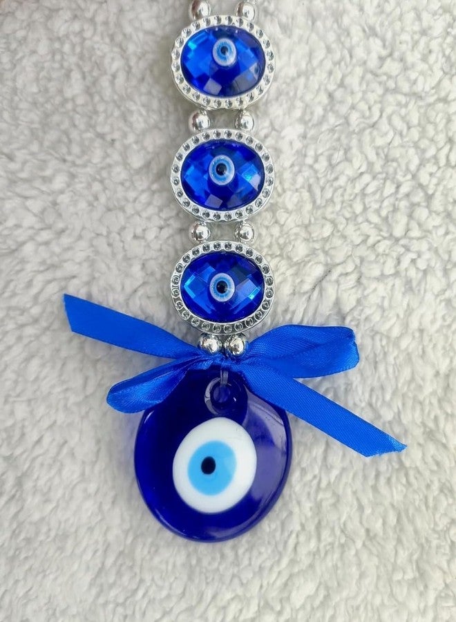 VRB DecTM 1 Pcs Turkish OM Evil Eye Hanging for Home Entrance Door,Wall,Car Pendant Dashboard Ornament Good Luck and Prosperity Diwali Decoartion Gift Items | Lucky OM Nazar Battu (Design 3) - Image 2