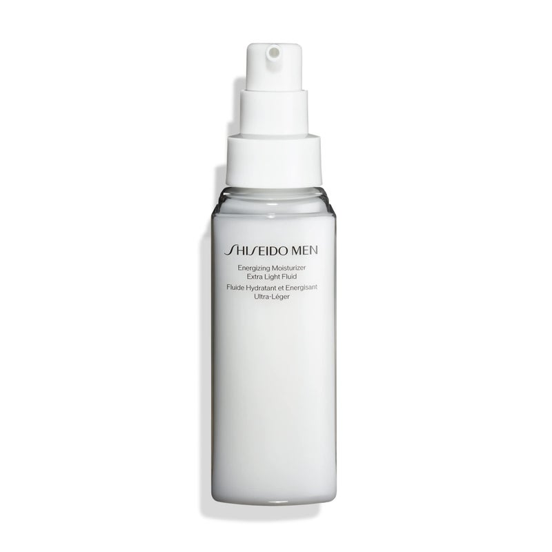 Shiseido Men Energizing Moisturizer Extra Light Fluid - 100 mL - Reduce the Look of Fine Lines, Dullness & Dry Skin - Non-Greasy, Extra-Light Texture - Image 2