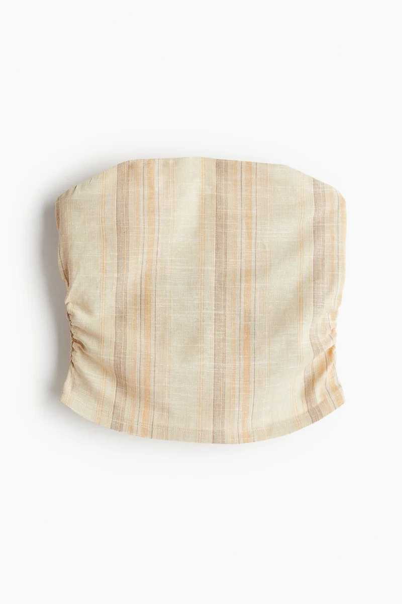 H&M Gathered corset top