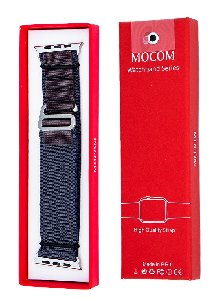MOCOM - 49mm Watch Straps Alpine Loop Band For Apple Watch Mocom IndigoAlpine - Image 1